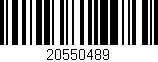 Código de barras (EAN, GTIN, SKU, ISBN): '20550489'