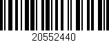 Código de barras (EAN, GTIN, SKU, ISBN): '20552440'