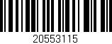Código de barras (EAN, GTIN, SKU, ISBN): '20553115'