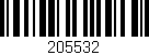 Código de barras (EAN, GTIN, SKU, ISBN): '205532'