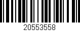 Código de barras (EAN, GTIN, SKU, ISBN): '20553558'