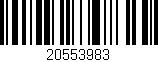 Código de barras (EAN, GTIN, SKU, ISBN): '20553983'