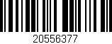 Código de barras (EAN, GTIN, SKU, ISBN): '20556377'