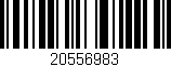 Código de barras (EAN, GTIN, SKU, ISBN): '20556983'