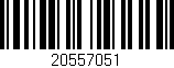 Código de barras (EAN, GTIN, SKU, ISBN): '20557051'