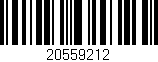 Código de barras (EAN, GTIN, SKU, ISBN): '20559212'
