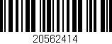 Código de barras (EAN, GTIN, SKU, ISBN): '20562414'