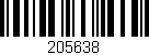 Código de barras (EAN, GTIN, SKU, ISBN): '205638'