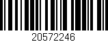 Código de barras (EAN, GTIN, SKU, ISBN): '20572246'