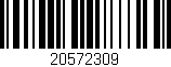 Código de barras (EAN, GTIN, SKU, ISBN): '20572309'