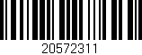 Código de barras (EAN, GTIN, SKU, ISBN): '20572311'