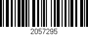 Código de barras (EAN, GTIN, SKU, ISBN): '2057295'