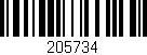 Código de barras (EAN, GTIN, SKU, ISBN): '205734'