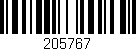 Código de barras (EAN, GTIN, SKU, ISBN): '205767'