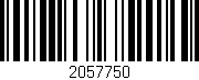 Código de barras (EAN, GTIN, SKU, ISBN): '2057750'