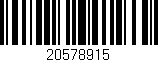 Código de barras (EAN, GTIN, SKU, ISBN): '20578915'