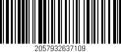 Código de barras (EAN, GTIN, SKU, ISBN): '2057932637109'
