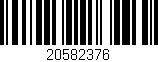 Código de barras (EAN, GTIN, SKU, ISBN): '20582376'