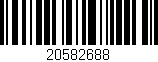 Código de barras (EAN, GTIN, SKU, ISBN): '20582688'