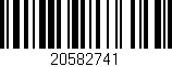Código de barras (EAN, GTIN, SKU, ISBN): '20582741'