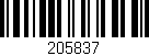Código de barras (EAN, GTIN, SKU, ISBN): '205837'