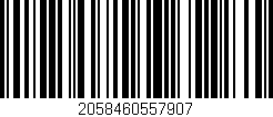 Código de barras (EAN, GTIN, SKU, ISBN): '2058460557907'
