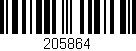 Código de barras (EAN, GTIN, SKU, ISBN): '205864'