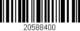 Código de barras (EAN, GTIN, SKU, ISBN): '20588400'