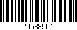 Código de barras (EAN, GTIN, SKU, ISBN): '20588561'