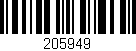Código de barras (EAN, GTIN, SKU, ISBN): '205949'
