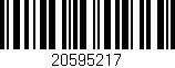 Código de barras (EAN, GTIN, SKU, ISBN): '20595217'