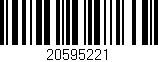 Código de barras (EAN, GTIN, SKU, ISBN): '20595221'