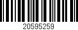 Código de barras (EAN, GTIN, SKU, ISBN): '20595259'