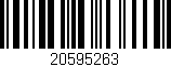 Código de barras (EAN, GTIN, SKU, ISBN): '20595263'