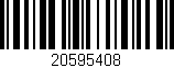 Código de barras (EAN, GTIN, SKU, ISBN): '20595408'