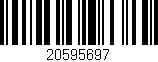 Código de barras (EAN, GTIN, SKU, ISBN): '20595697'