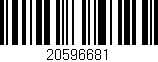 Código de barras (EAN, GTIN, SKU, ISBN): '20596681'