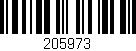 Código de barras (EAN, GTIN, SKU, ISBN): '205973'