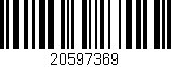Código de barras (EAN, GTIN, SKU, ISBN): '20597369'