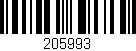Código de barras (EAN, GTIN, SKU, ISBN): '205993'