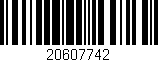 Código de barras (EAN, GTIN, SKU, ISBN): '20607742'