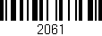 Código de barras (EAN, GTIN, SKU, ISBN): '2061'