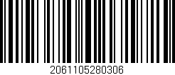 Código de barras (EAN, GTIN, SKU, ISBN): '2061105280306'