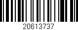 Código de barras (EAN, GTIN, SKU, ISBN): '20613737'