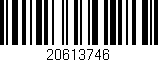 Código de barras (EAN, GTIN, SKU, ISBN): '20613746'
