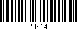 Código de barras (EAN, GTIN, SKU, ISBN): '20614'