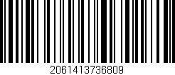 Código de barras (EAN, GTIN, SKU, ISBN): '2061413736809'