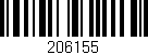 Código de barras (EAN, GTIN, SKU, ISBN): '206155'