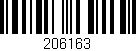 Código de barras (EAN, GTIN, SKU, ISBN): '206163'
