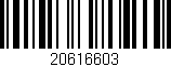 Código de barras (EAN, GTIN, SKU, ISBN): '20616603'